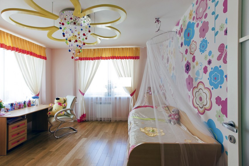 Люстры для детской комнаты (75 фото)